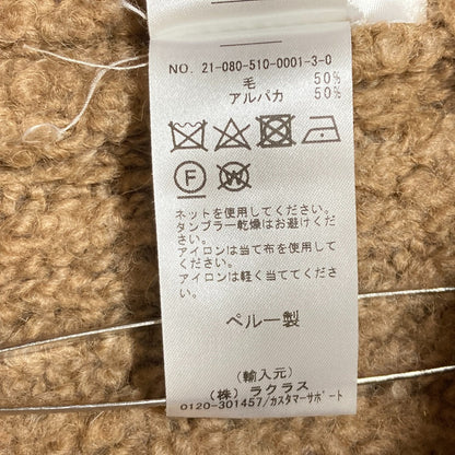 ローレンマヌーギアン アルパカニットプルオーバー