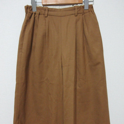 パラスパレス ウールクロップドワイドパンツ