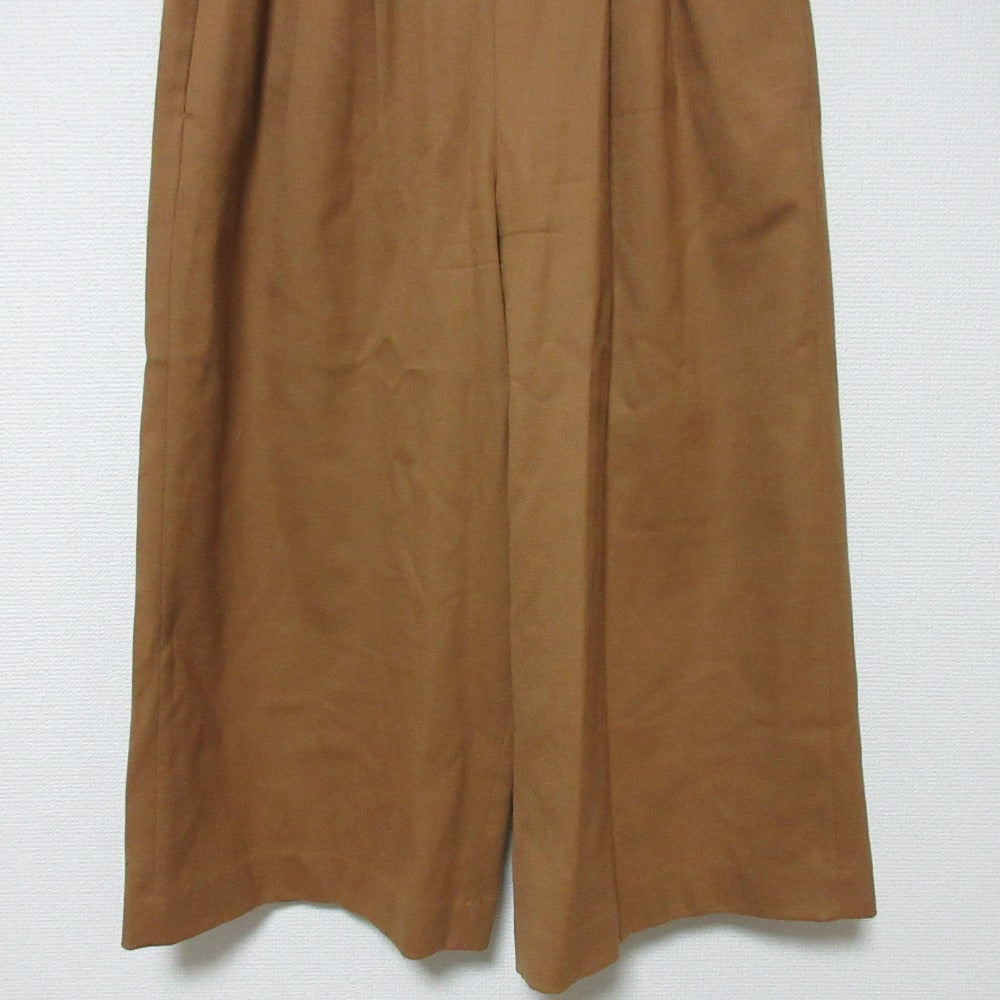 パラスパレス ウールクロップドワイドパンツ