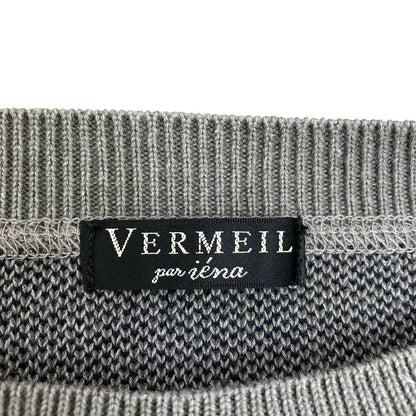 ヴェルメイユパーイエナ LOGO Knit ウールプルオーバーニット