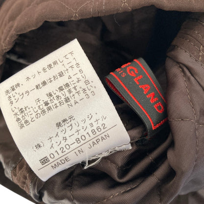 オールドイングランド レザートリムキルティングジャケット