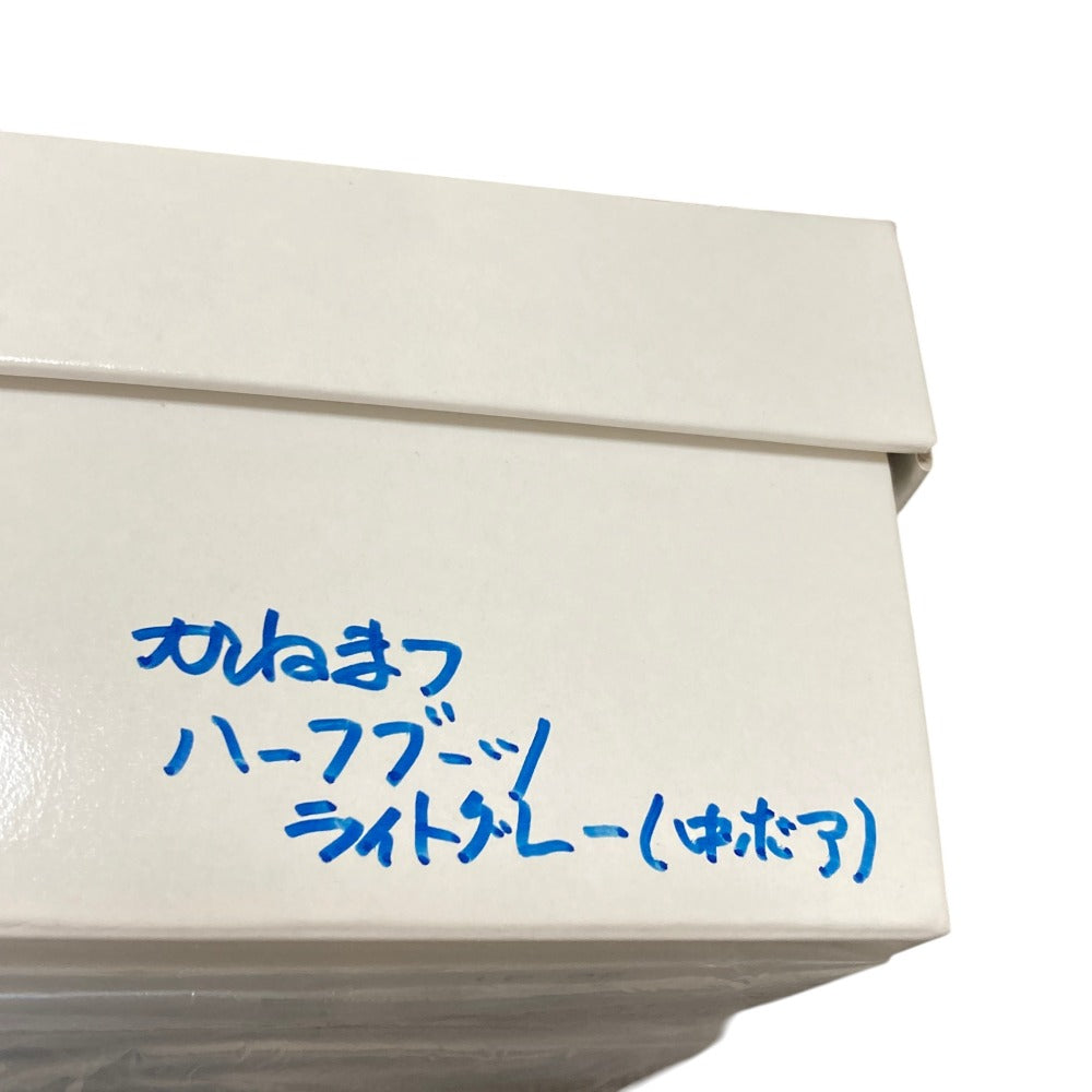 銀座かねまつ スエードショートブーツ