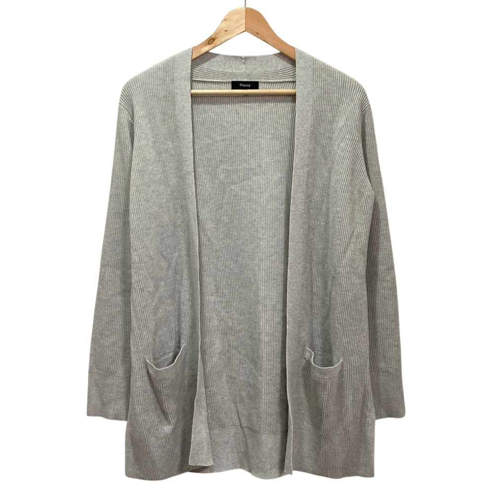 セオリー STAPLE COTTON 2 リブロングカーディガン