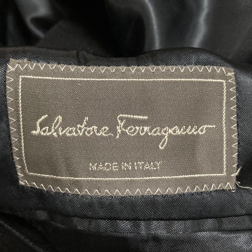 サルヴァトーレ フェラガモ カシミヤダブルブレストロングコート