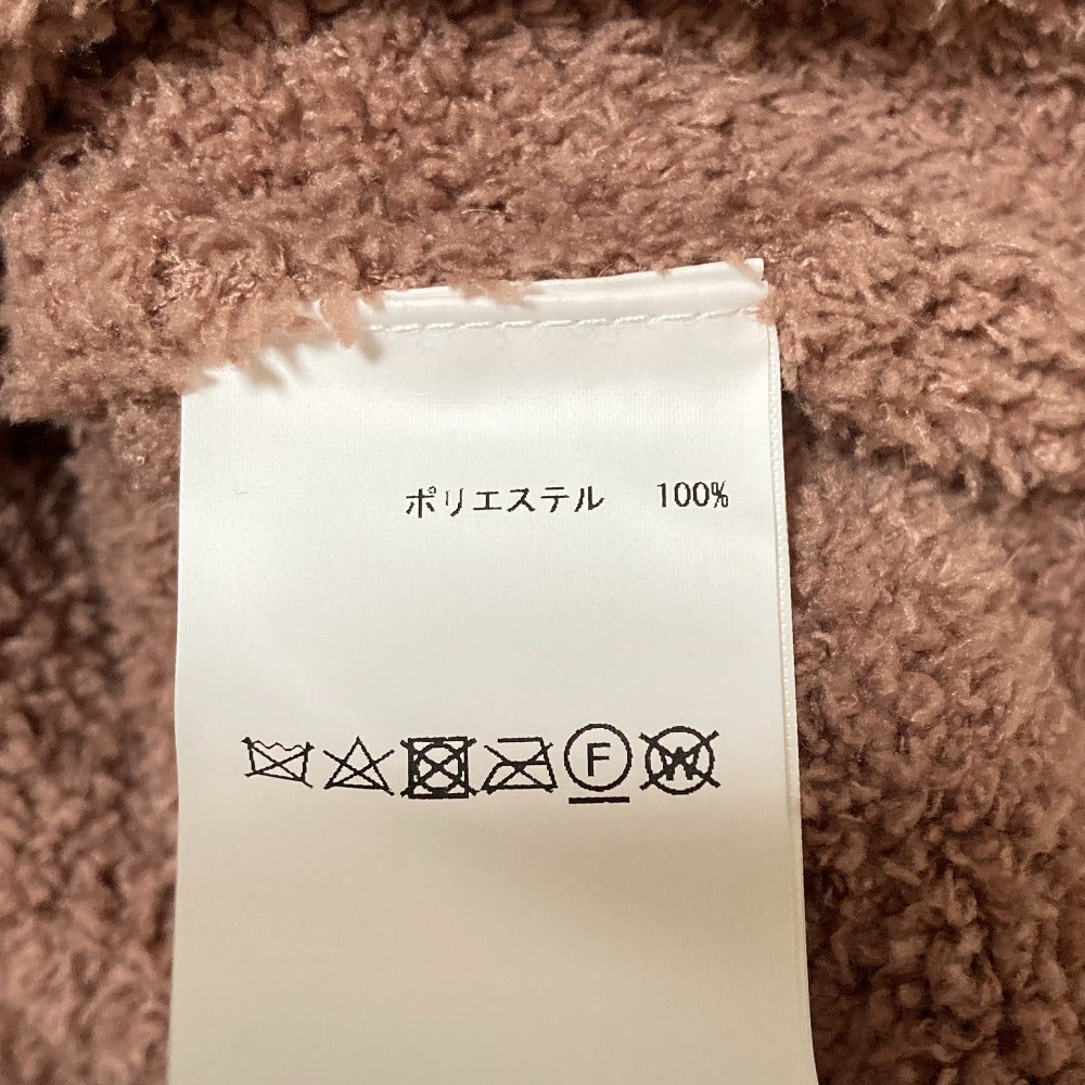 ピンクハウス ロゴ刺繍フリースパーカーワンピース