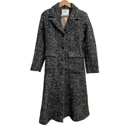 ハーリップトゥ Herringbone Wool Blend ロングコート