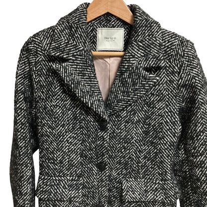 ハーリップトゥ Herringbone Wool Blend ロングコート