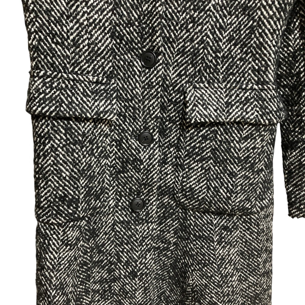 ハーリップトゥ Herringbone Wool Blend ロングコート