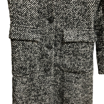 ハーリップトゥ Herringbone Wool Blend ロングコート