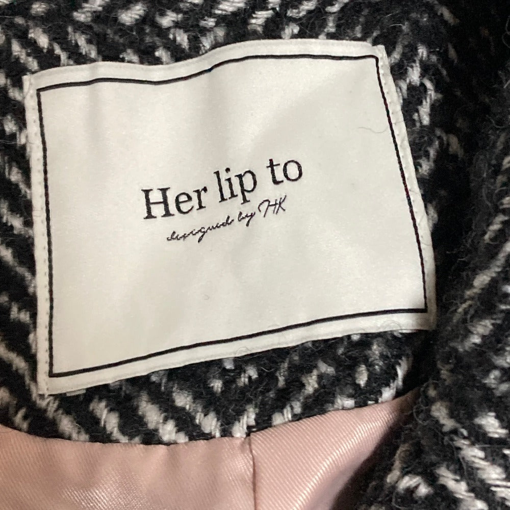 ハーリップトゥ Herringbone Wool Blend ロングコート