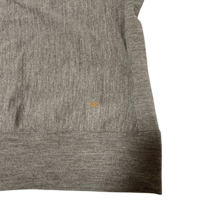 フォーティファイブアール US Moo Wool 908 Reverse Logo Stadium ウールカーディガン