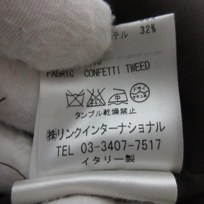 カルソン モヘアウールツイードダブルブレストジャケット