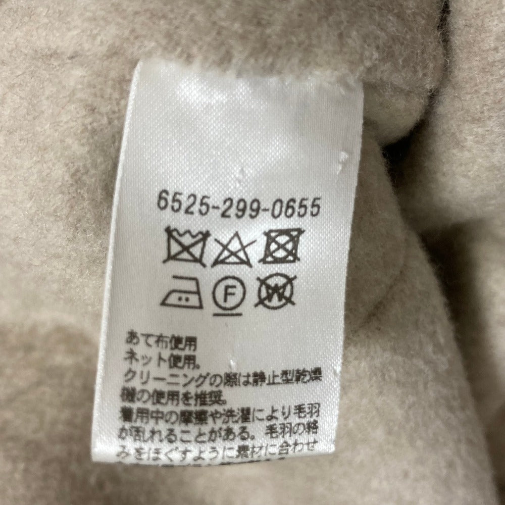 ドゥロワー ウールカシミヤノーカラーロングコート