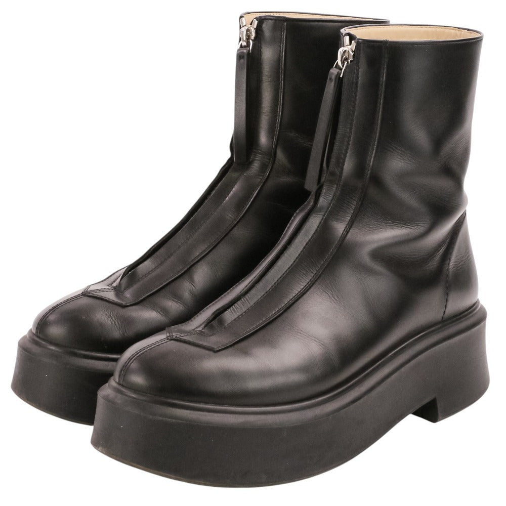 ザロウ ZIPPED BOOT I カーフスキンブーツ