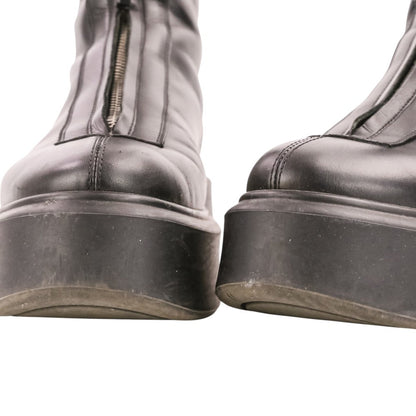 ザロウ ZIPPED BOOT I カーフスキンブーツ