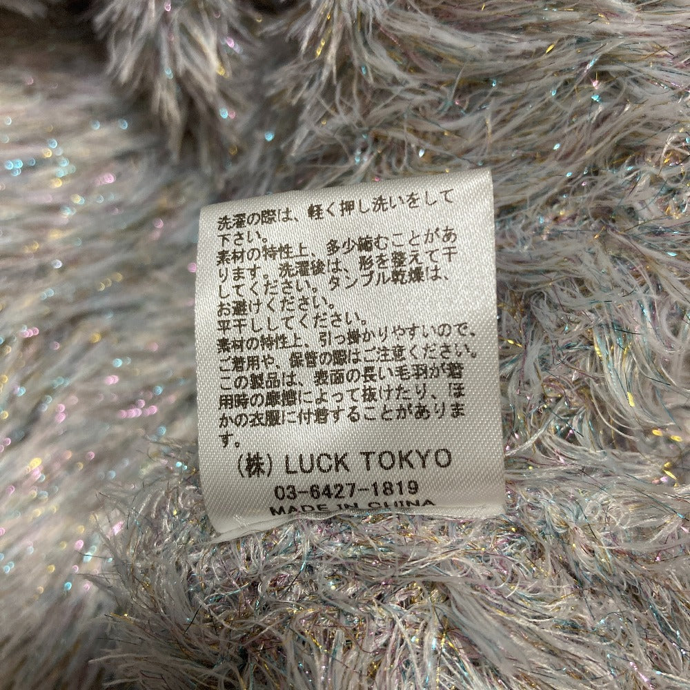 オブリ ラメシャギーニットプルオーバー