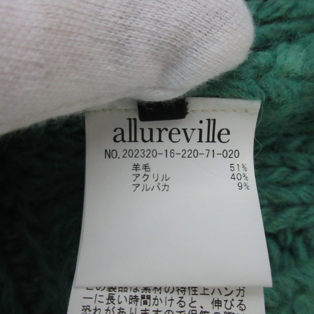 アルアバイル ハンドニットケーブルカーディガン