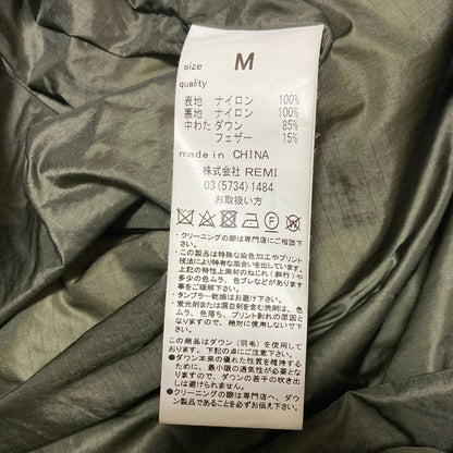 レミレリーフ ダウンフーディージャケット