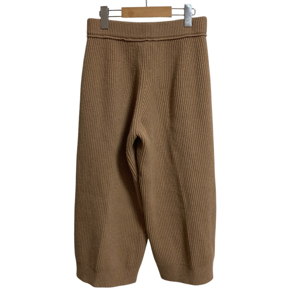 ドゥロワー ウールカシミヤリブニットパンツ