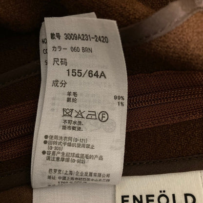 エンフォルド ウールスラックスパンツ