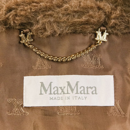 マックスマーラ TEBE テディ ショート ケープ アルパカ カシミヤ シルク ケープコート