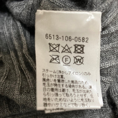 ドゥロワー カシミヤシルクリブタートルニット