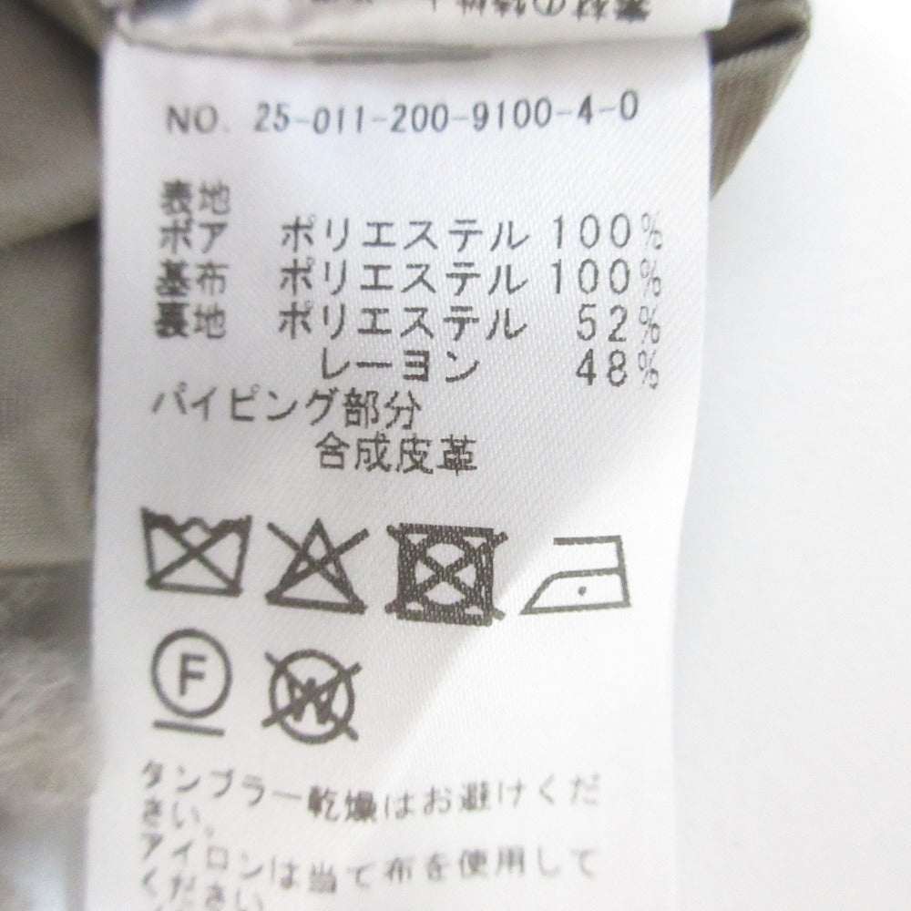 スピックアンドスパン ボアブルゾン