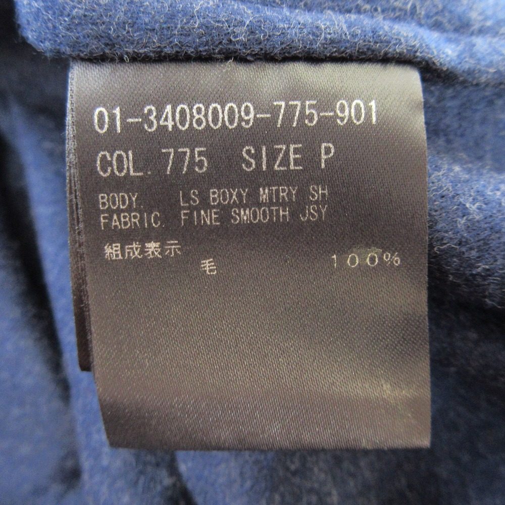 セオリー FINE SMOOTH JSY ウールシャツ
