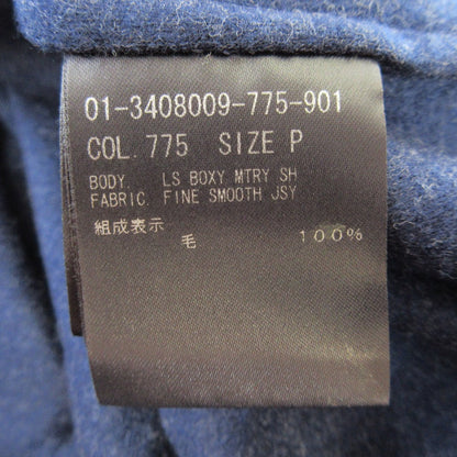 セオリー FINE SMOOTH JSY ウールシャツ