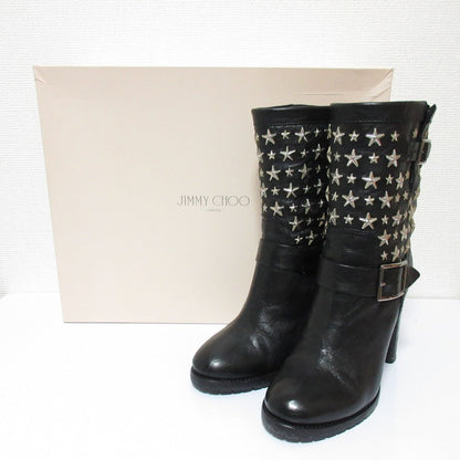 ジミーチュウ BIKER LEATHER ブーツ