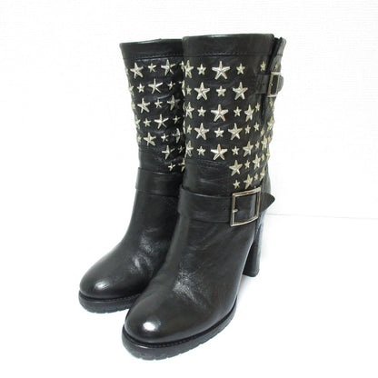 ジミーチュウ BIKER LEATHER ブーツ