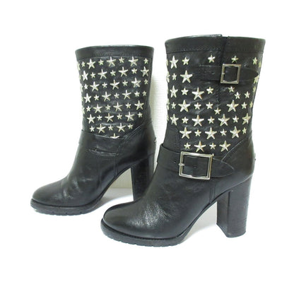 ジミーチュウ BIKER LEATHER ブーツ