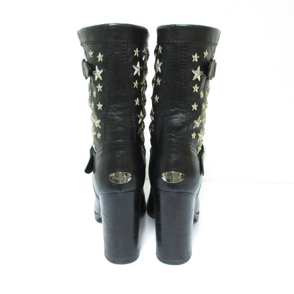 ジミーチュウ BIKER LEATHER ブーツ
