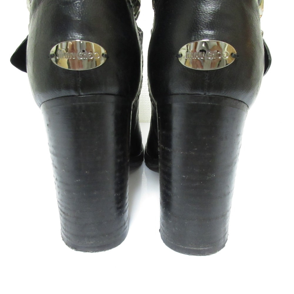ジミーチュウ BIKER LEATHER ブーツ