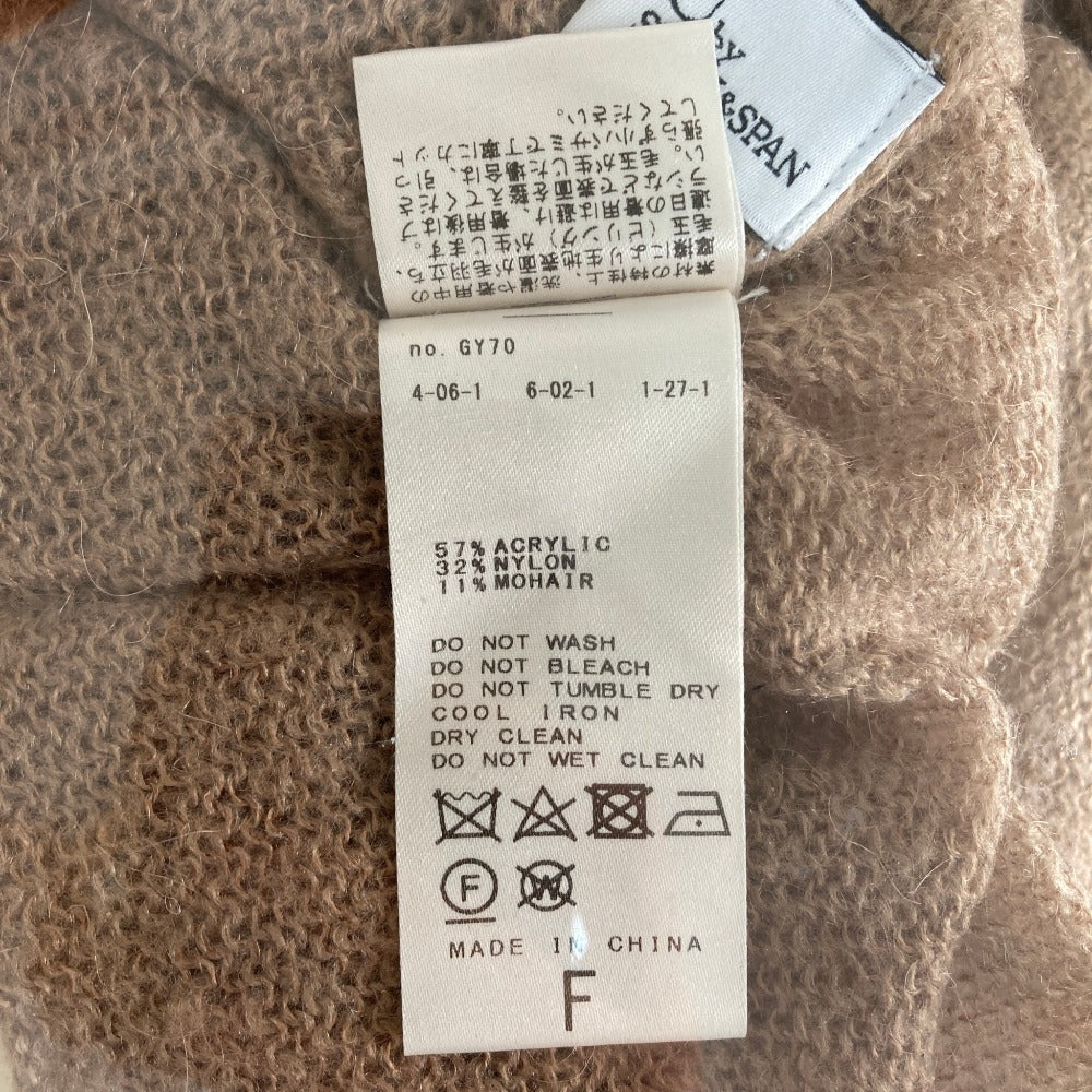 ユーバイスピックアンドスパン モヘヤブレンドニットワンピース