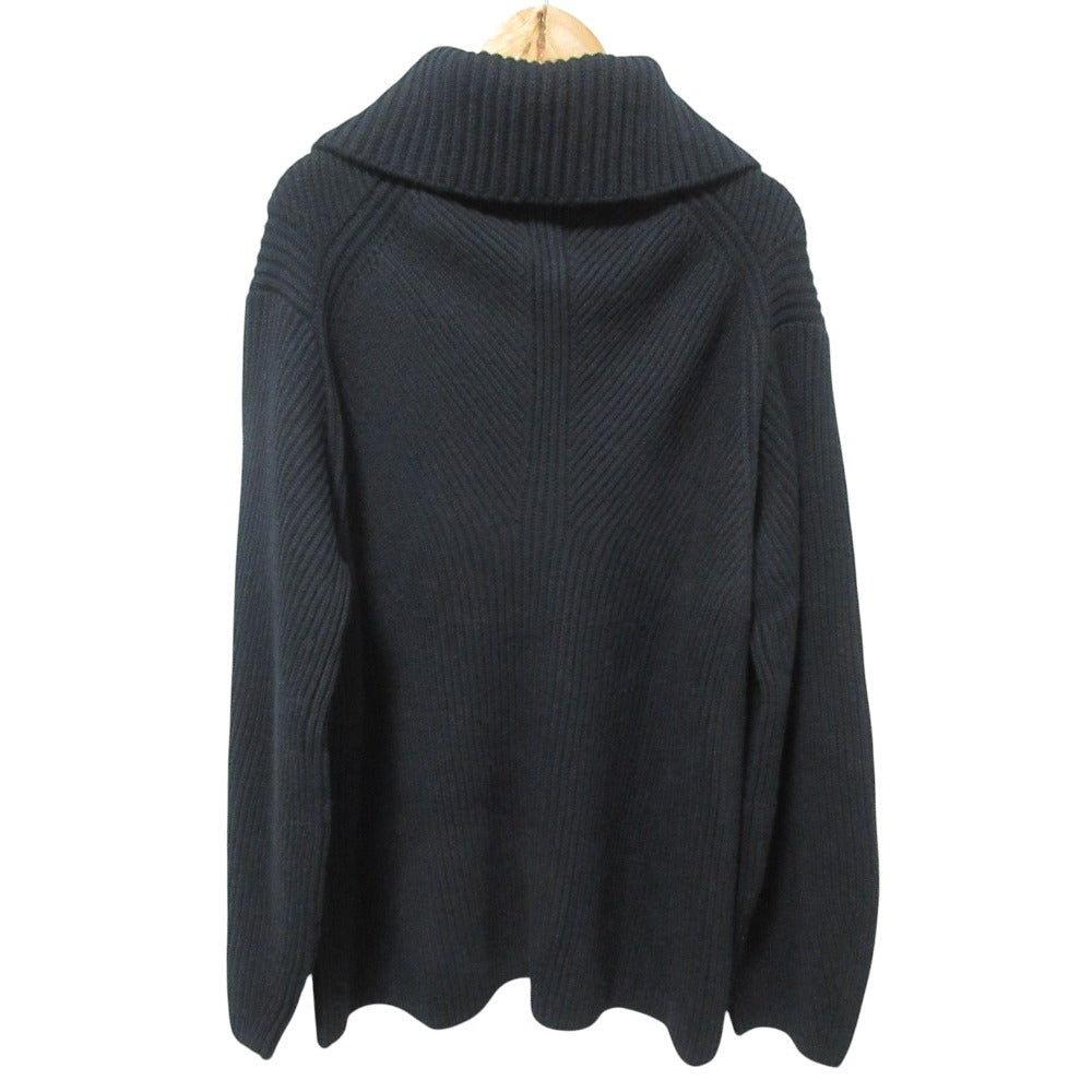 セオリー Mercer Wool Cash ハーフジップリブニットセーター