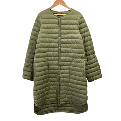 トラディショナルウェザーウェア ARKLEY LONG DOWN ノーカラーダウンコート