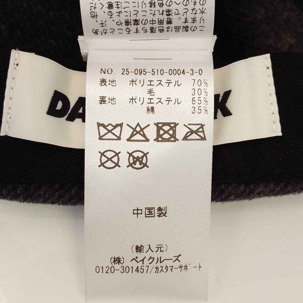 ダークパーク EMBROIDERED WOOL ベースボールキャップ