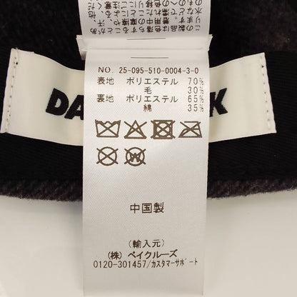 ダークパーク EMBROIDERED WOOL ベースボールキャップ