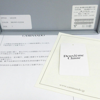 カミナンド 24AW スエードローファー