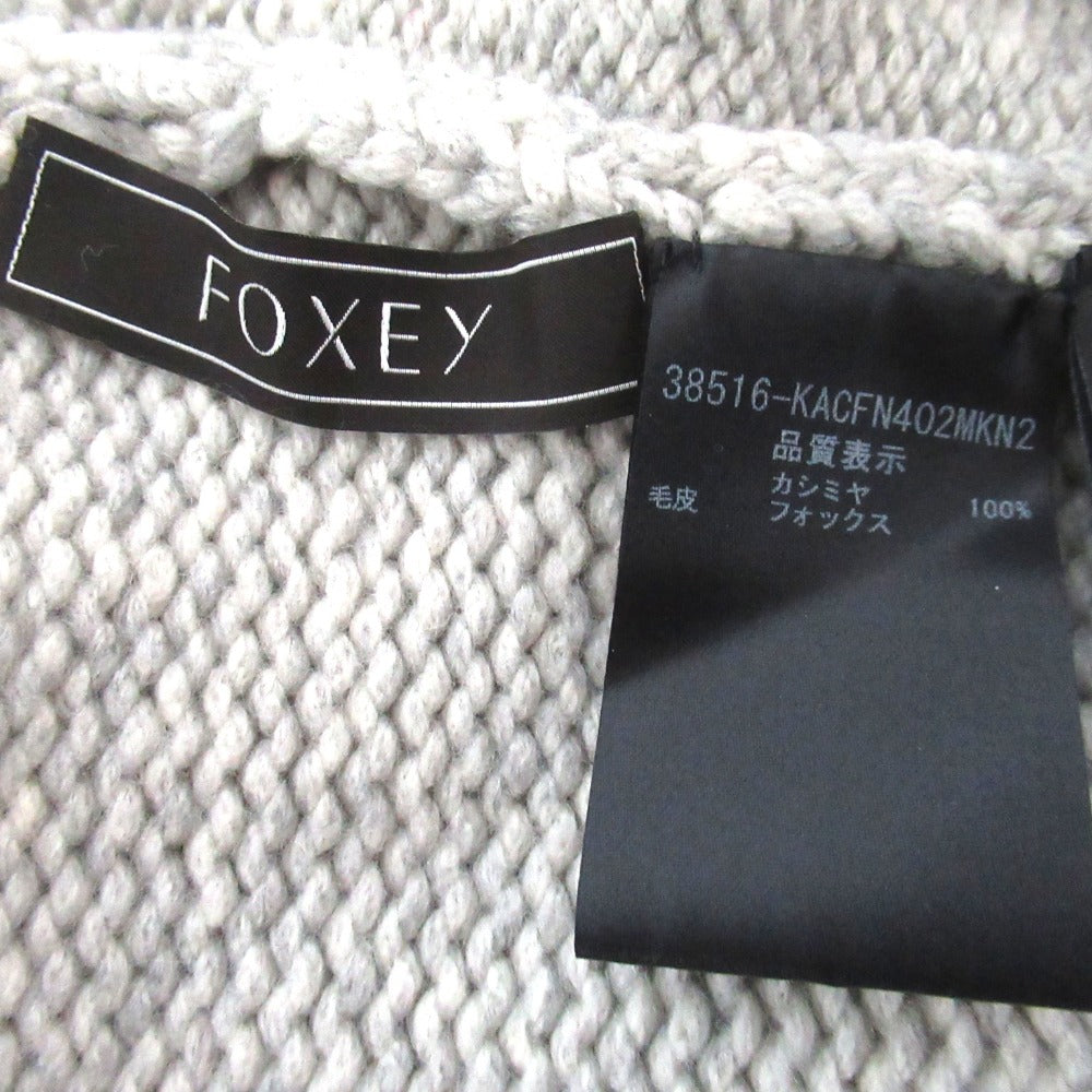 フォクシーブティック FOX SOLEIL カシミヤニットコート