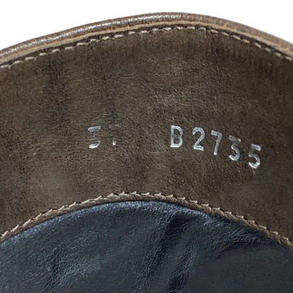 ブッテロ レザーカービングロングブーツ