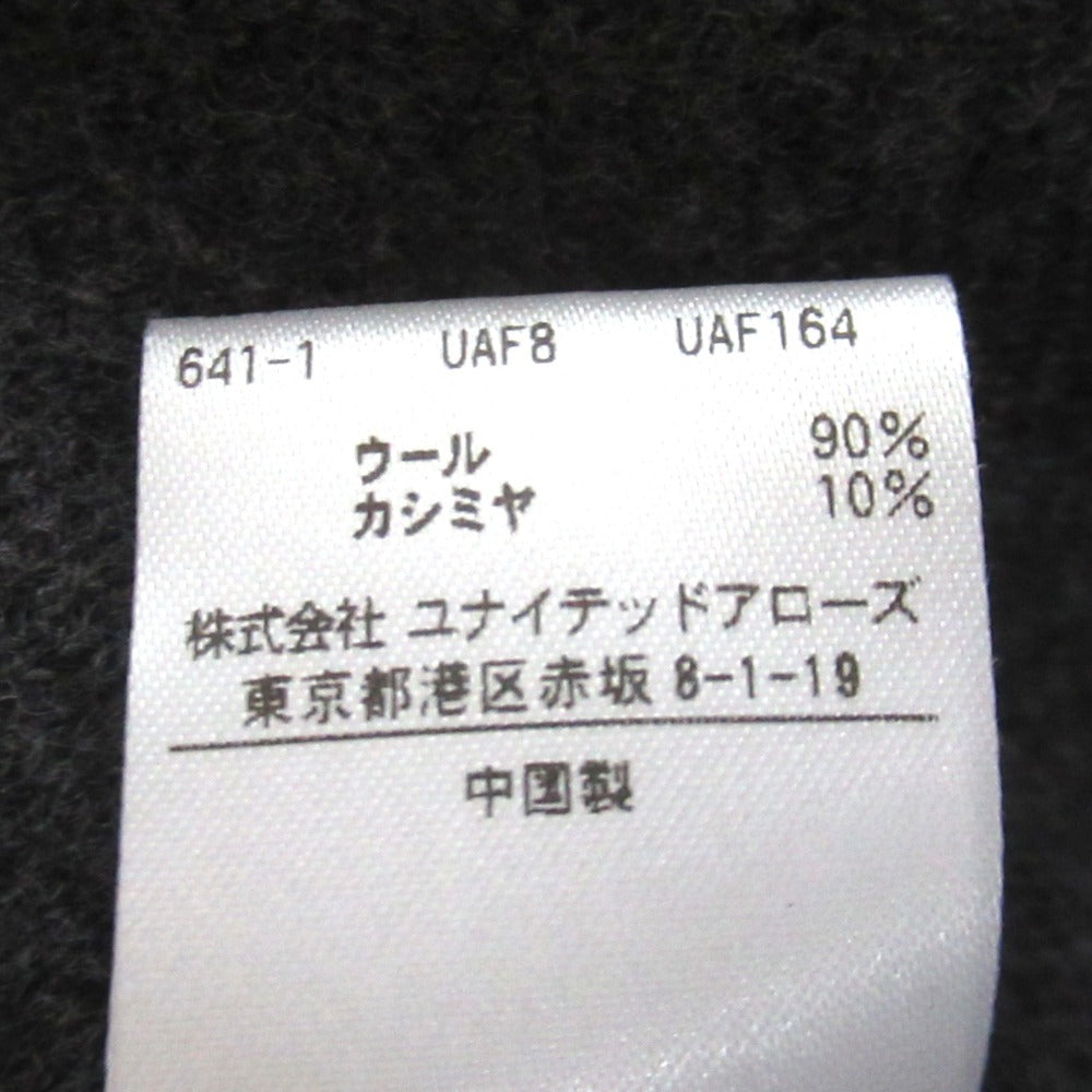 ドゥロワー ミラノリブウールクルーネックニット