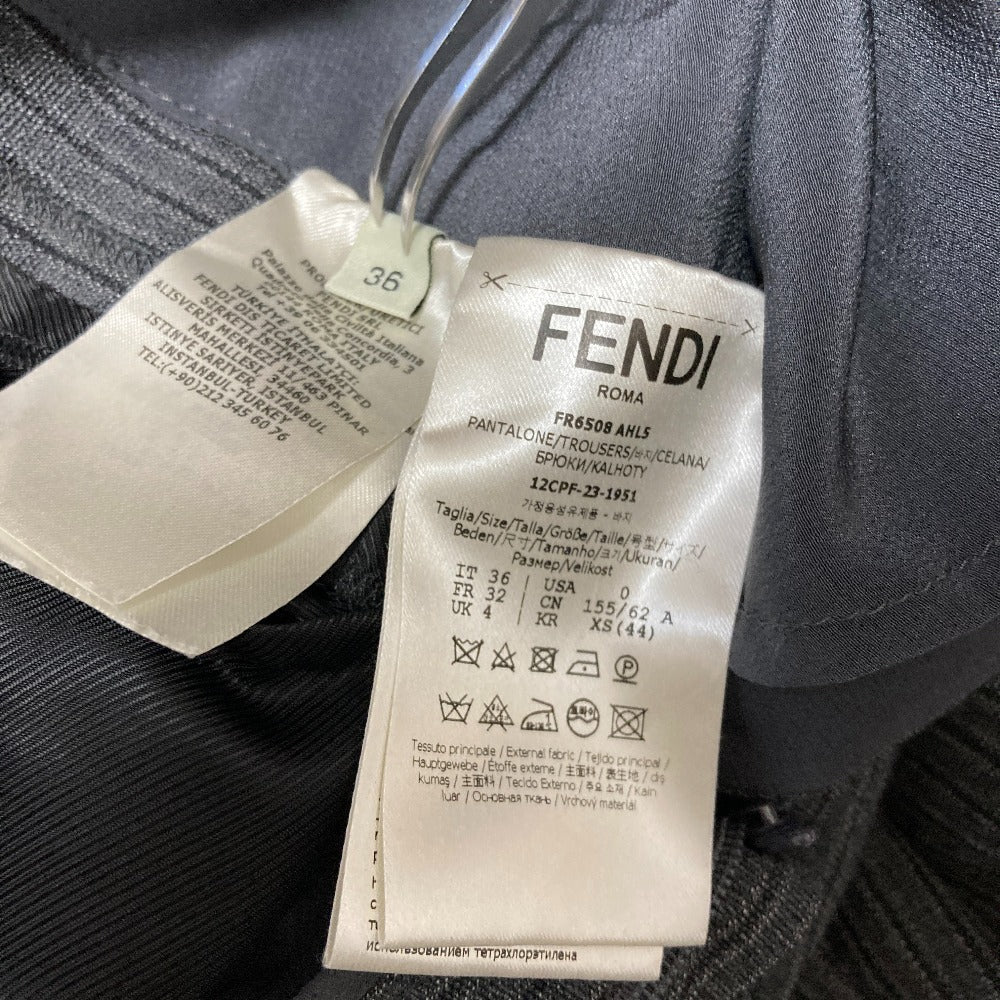 フェンディ ワイドレッグパンツ