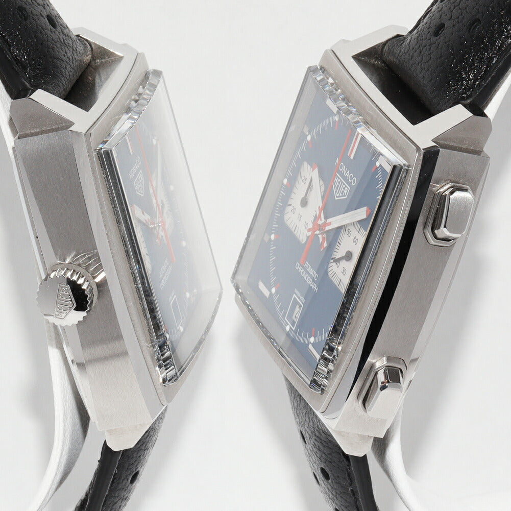 タグホイヤー モナコ CAW211P ブルーダイヤル クロノグラフ