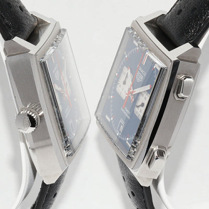 タグホイヤー モナコ CAW211P ブルーダイヤル クロノグラフ