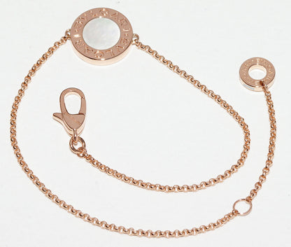 ブルガリ 18K ピンクゴールド マザーオブパール ブレスレット