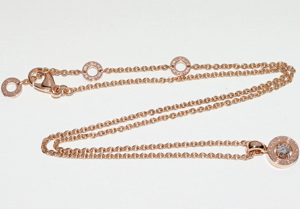 ブルガリ 18K ピンクゴールド ペンダントネックレス