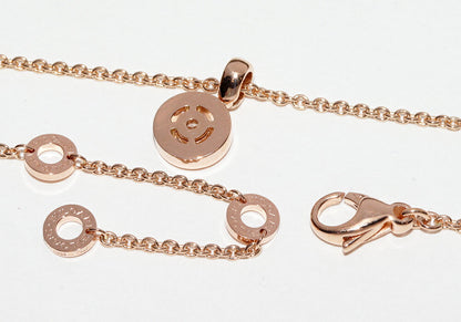 ブルガリ 18K ピンクゴールド ペンダントネックレス