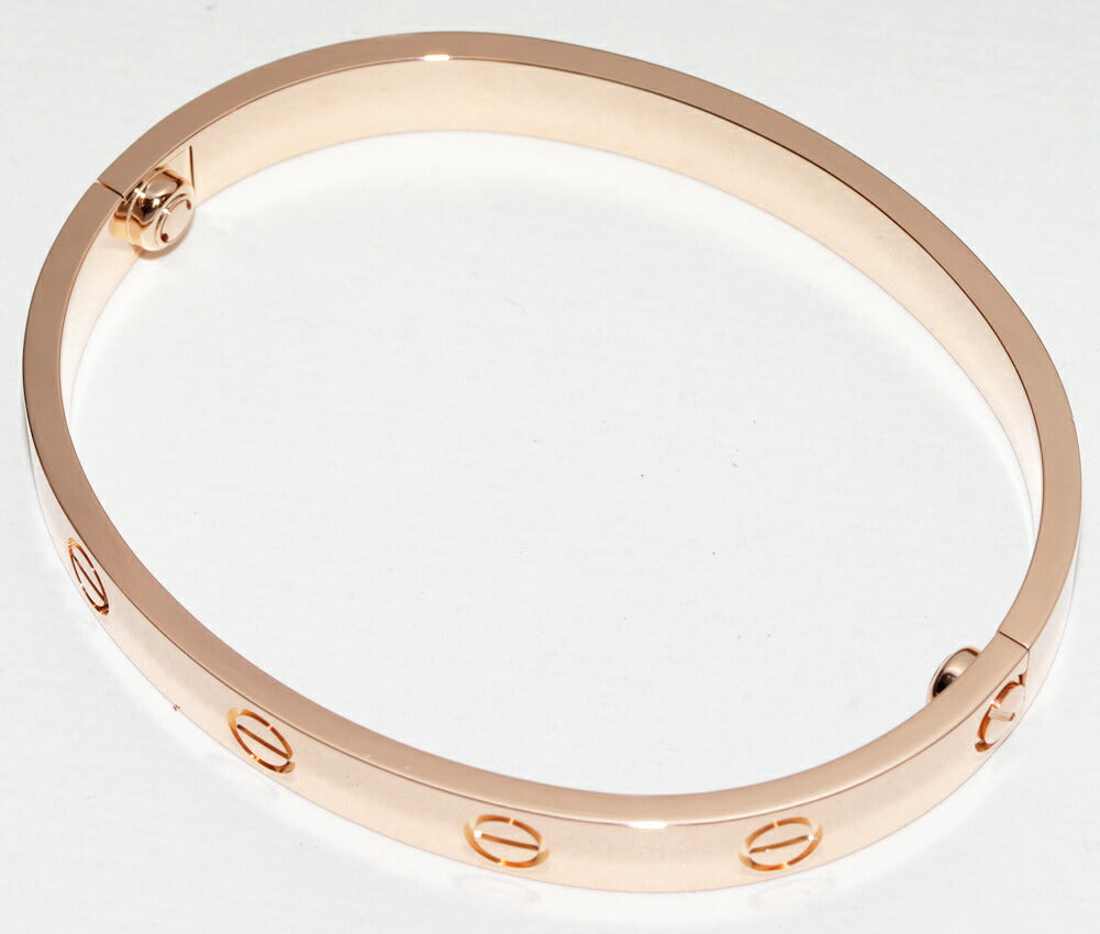 カルティエ K18PG ラブ ブレスレット サイズ16